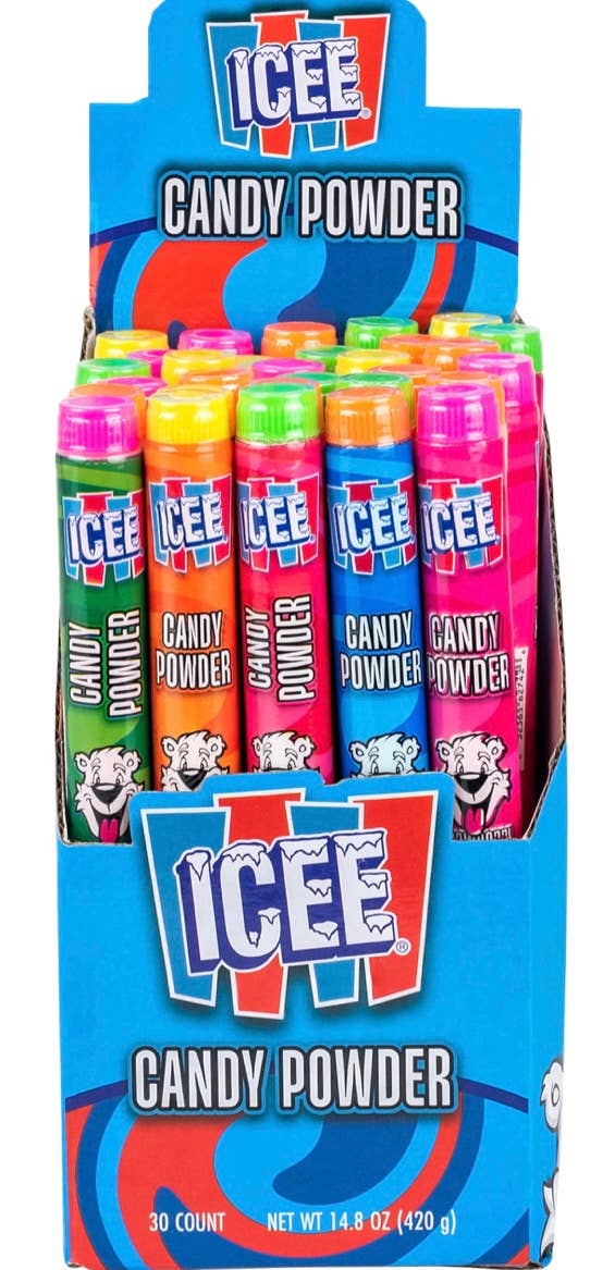 Nostalgic 1958 ICEE® Dips Candy Powder “TUBES” PACK 30CT