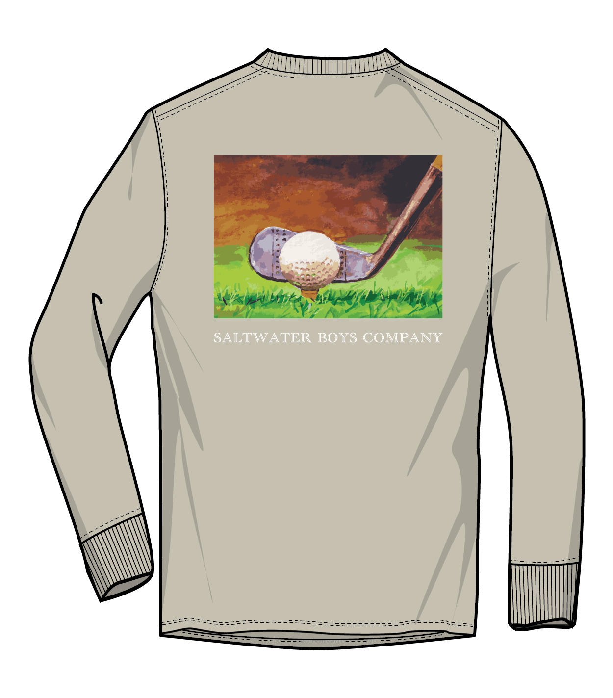 BOYS GOLF BALL LS TEE