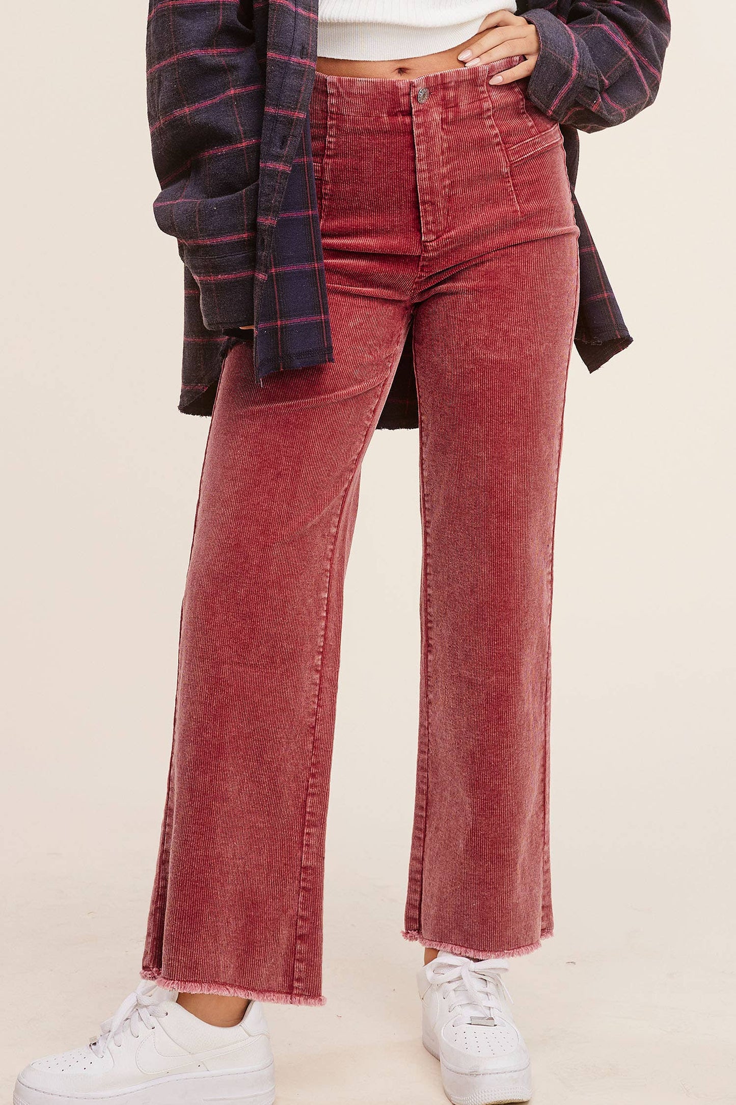 CORDUROY PANT: ROSE TEA