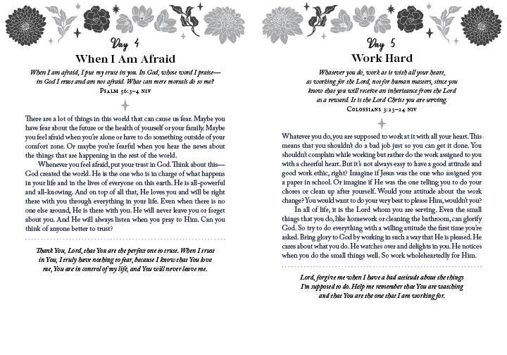 3 MIN DEVOTIONS FOR TEEN GIRLS