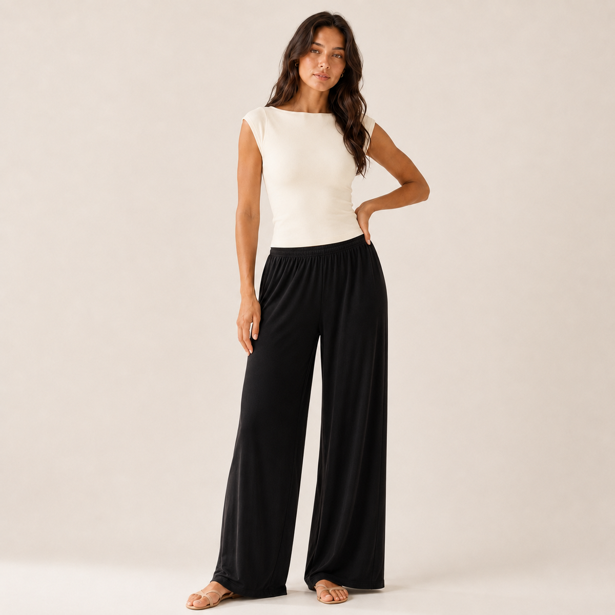 FREE FLOW PANT: BLACK