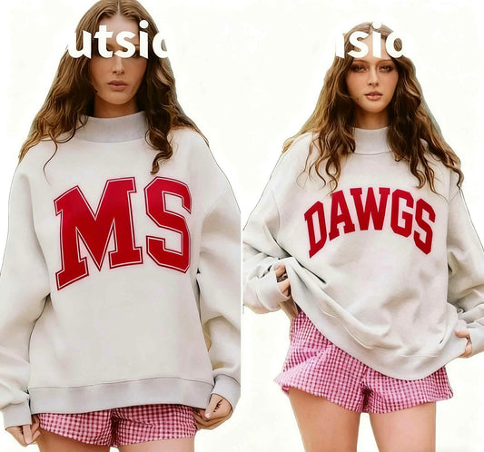 REVERSIBLE PULLOVER: DAWGS