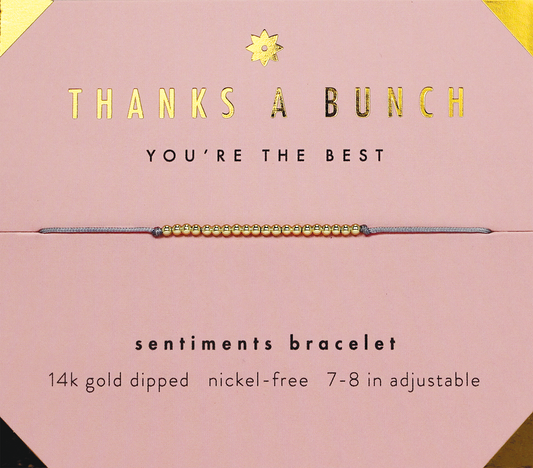 THANKS GOLD BRACELET