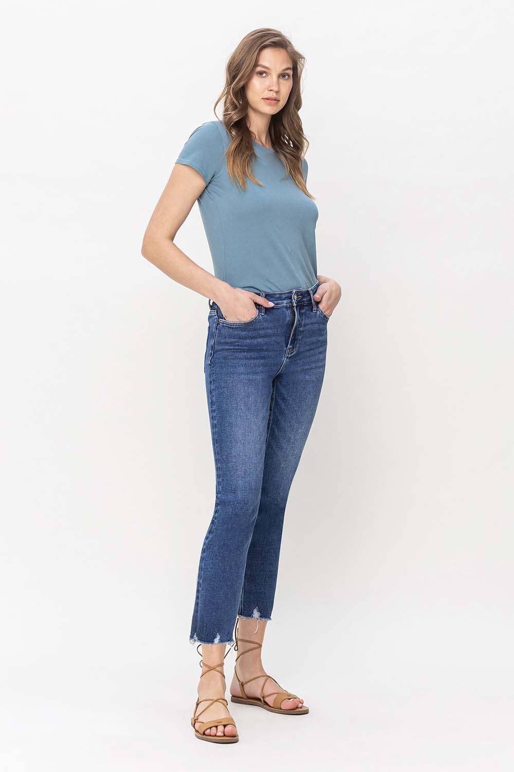 IVY CROP STRAIGHT JEAN