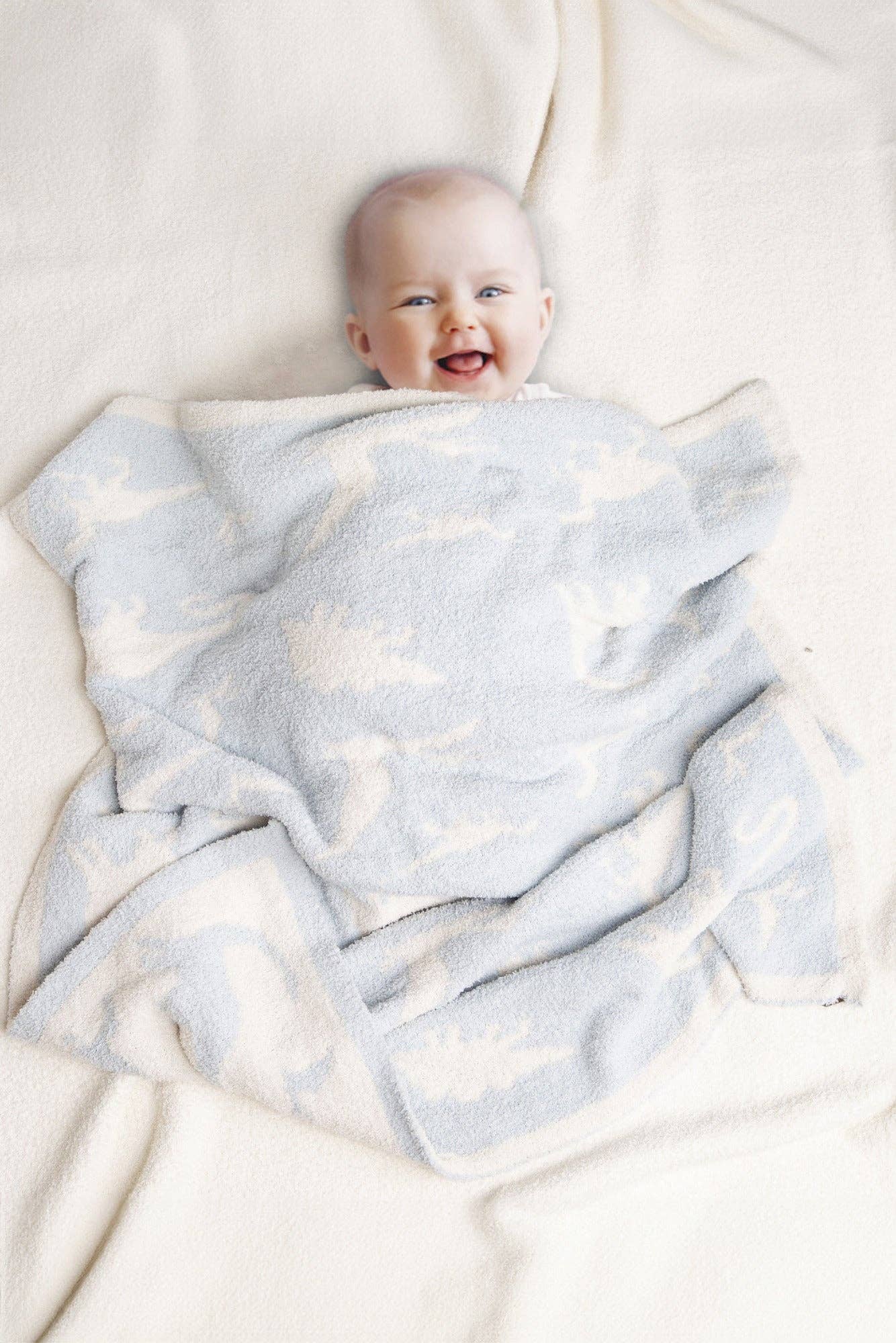 CHILDRENS LUX BLANKET: DINOSAUR