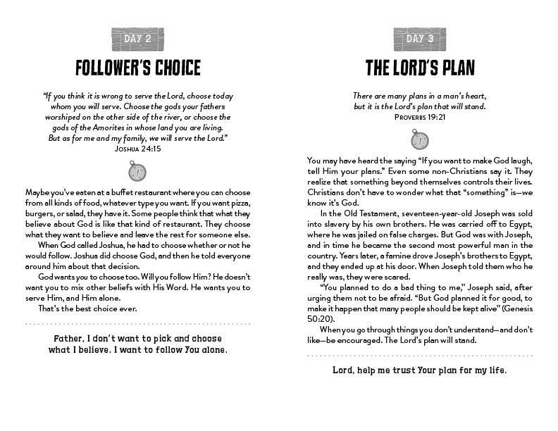 ONE DEVOTION A DAY FOR BOYS