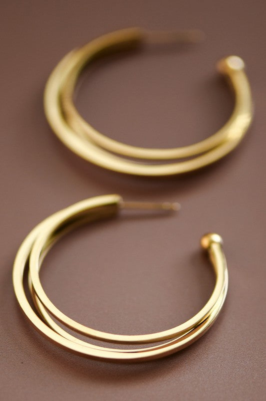 GOLD MULTI HOOPS