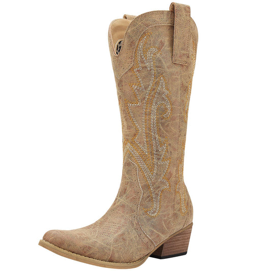 COWGIRL BOOT: TAN