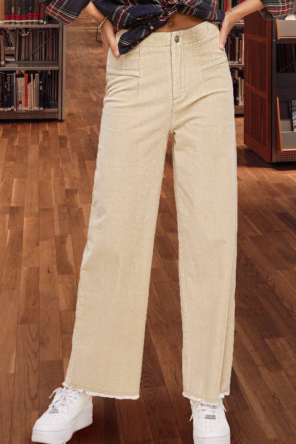 CORDUROY PANT: ALMOND