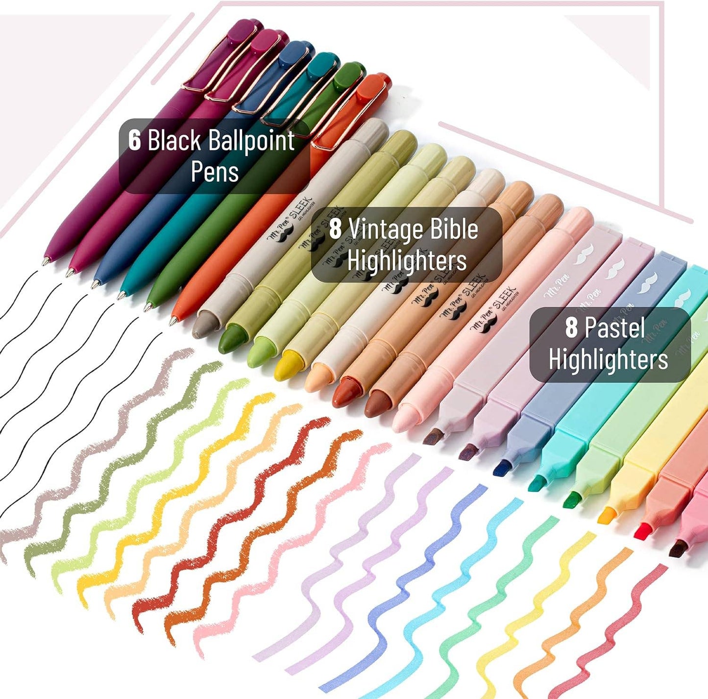 MR. PEN BIBLE JOURNALING KIT: 24 PCS