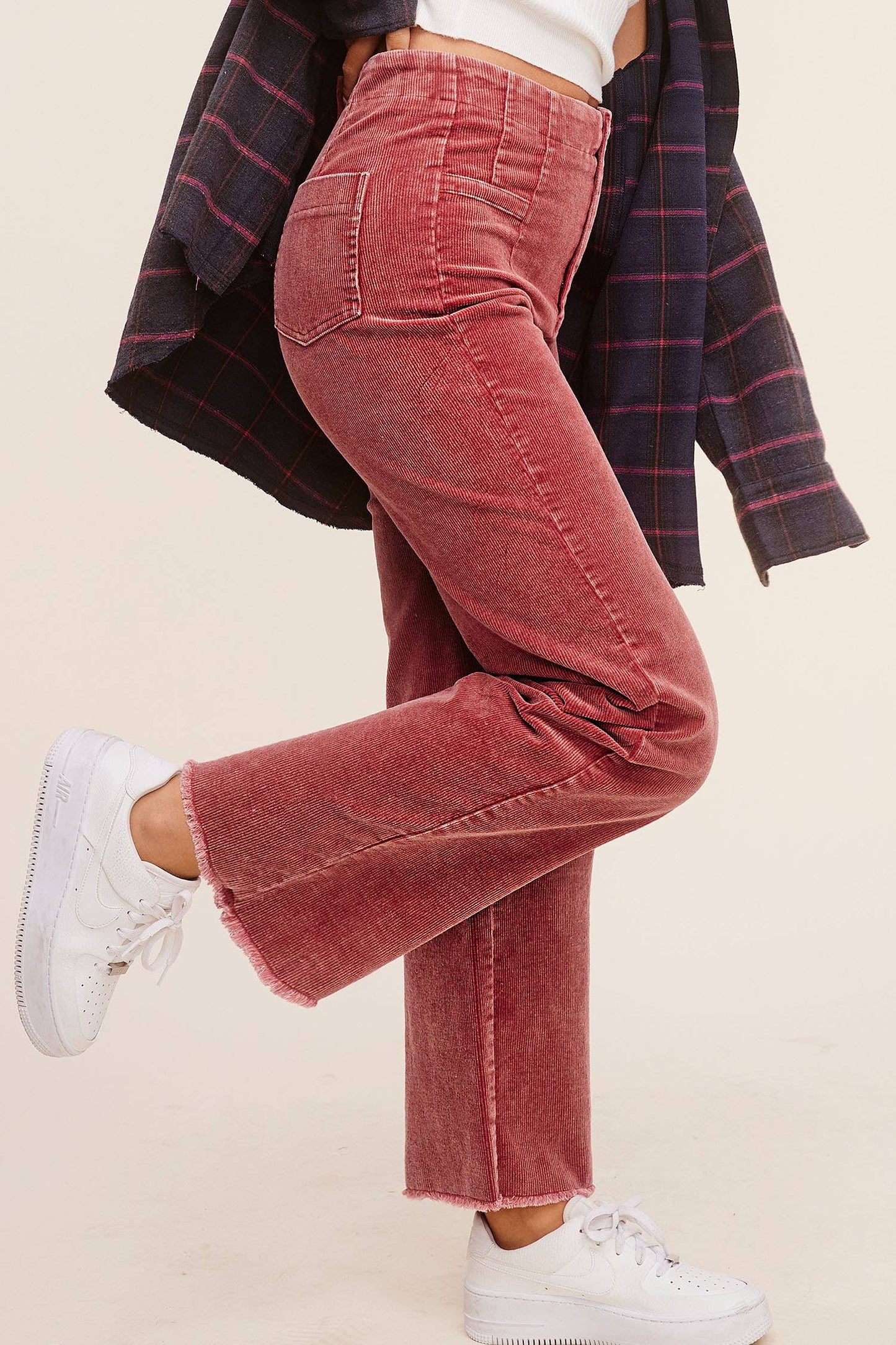 CORDUROY PANT: ROSE TEA