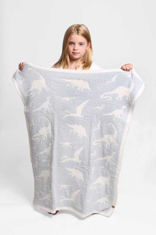 CHILDRENS LUX BLANKET: DINOSAUR