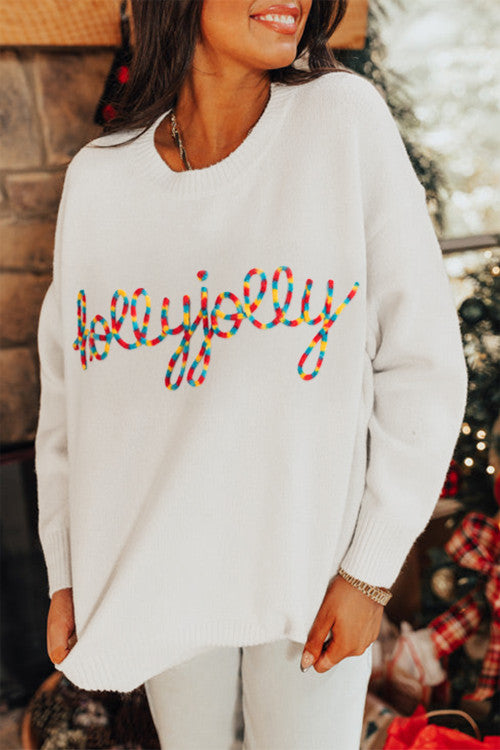 MULTI HOLLY JOLLY LONG SLEEVE