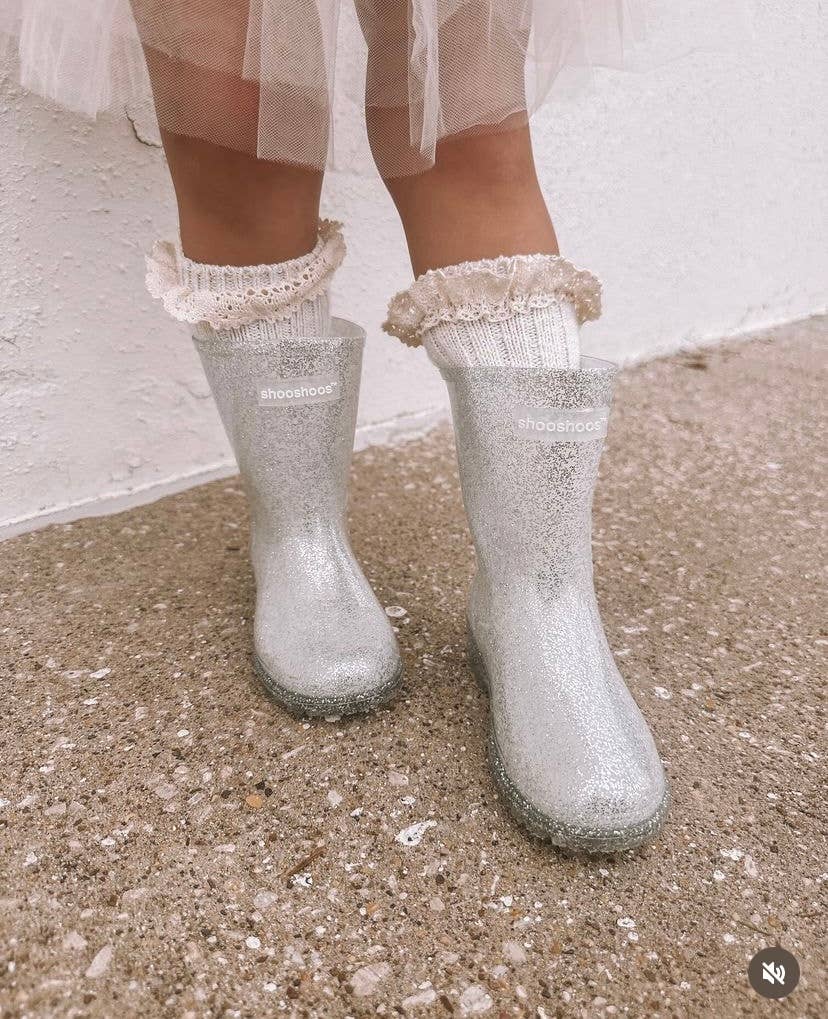 SHOOSHOO- SILVER RAIN BOOT