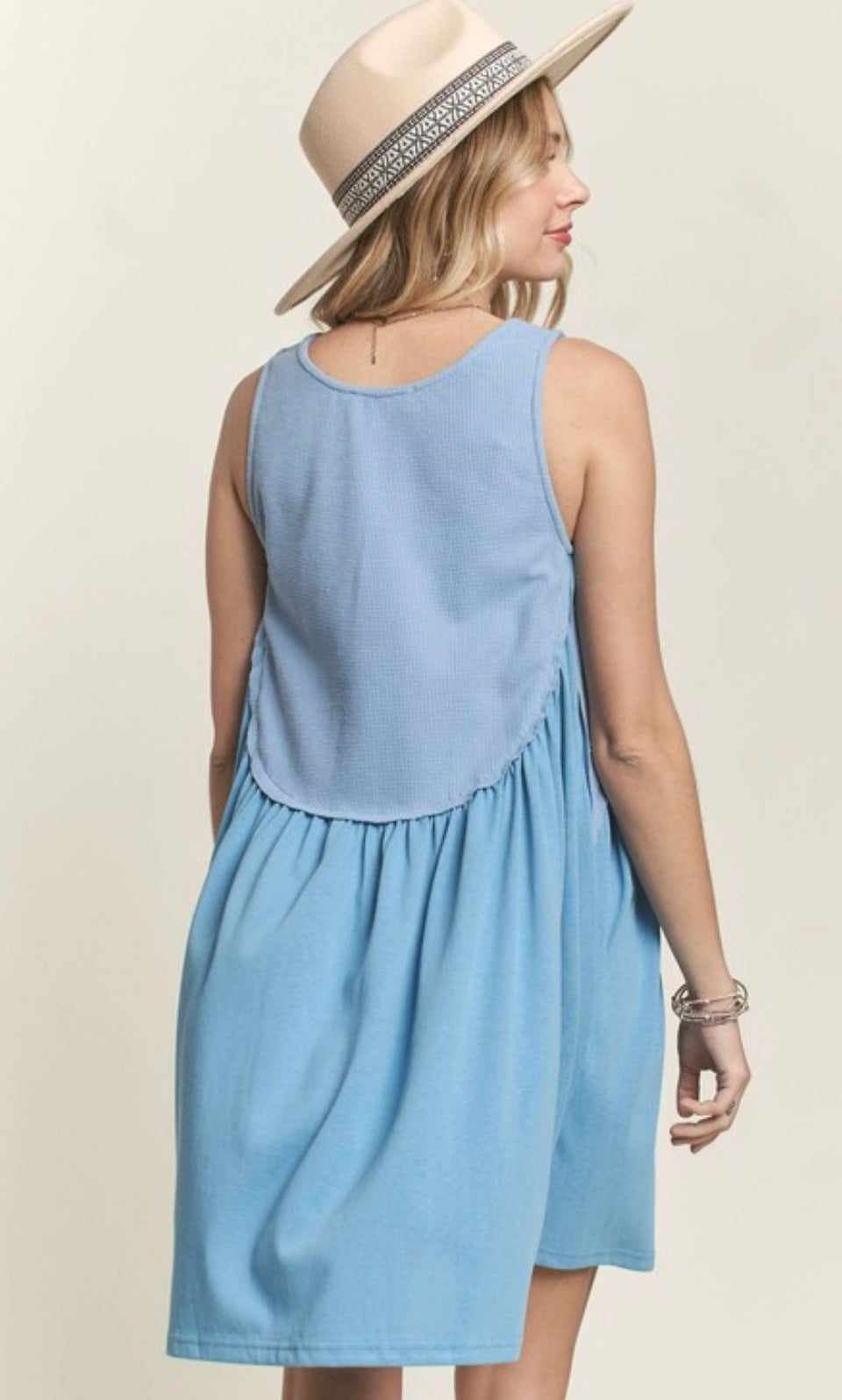 SAYLOR DRESS- BLUE