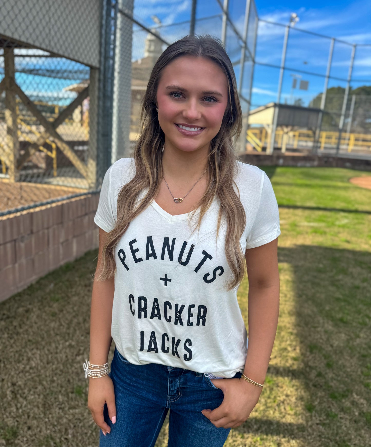 PEANUTS & CRACKER JACKS TEE