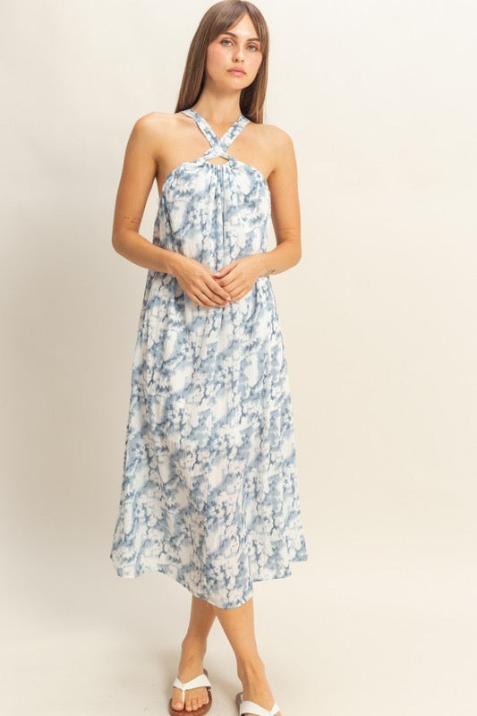 MIX HALTER MAXI: GREY