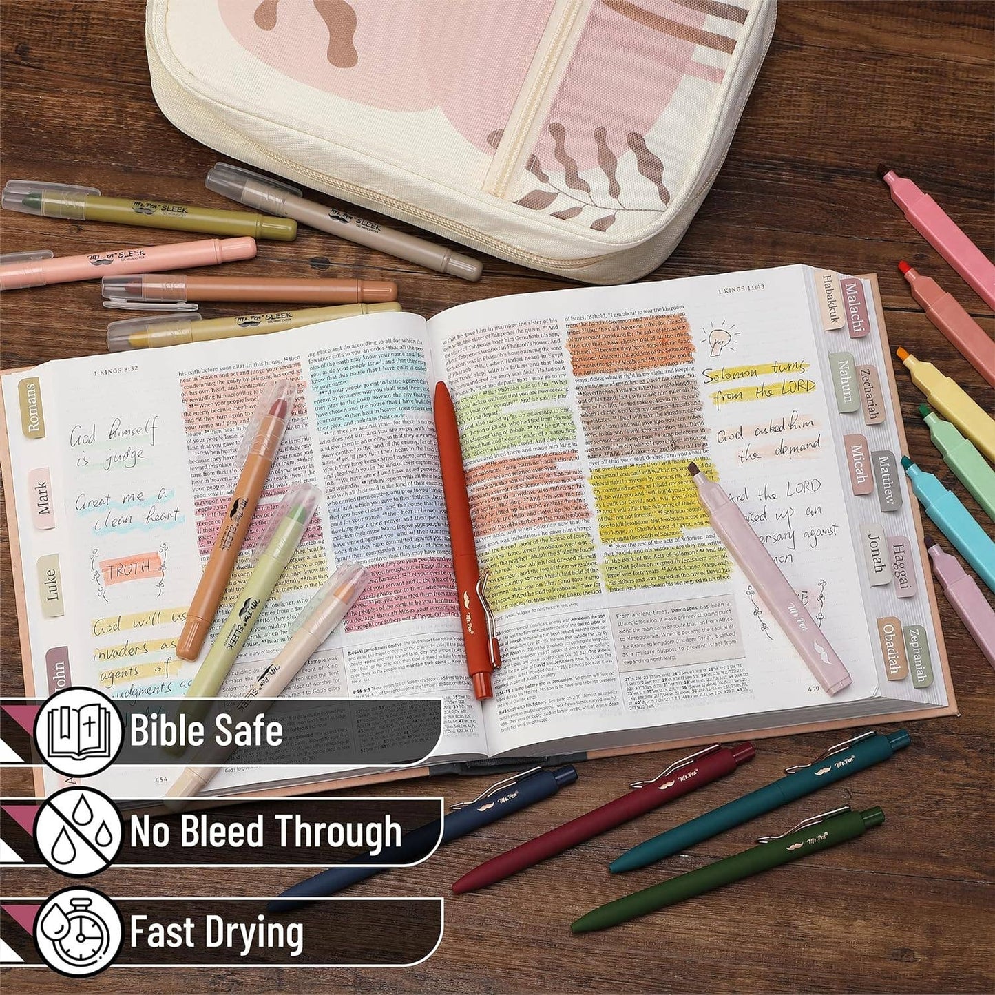 MR. PEN BIBLE JOURNALING KIT: 24 PCS