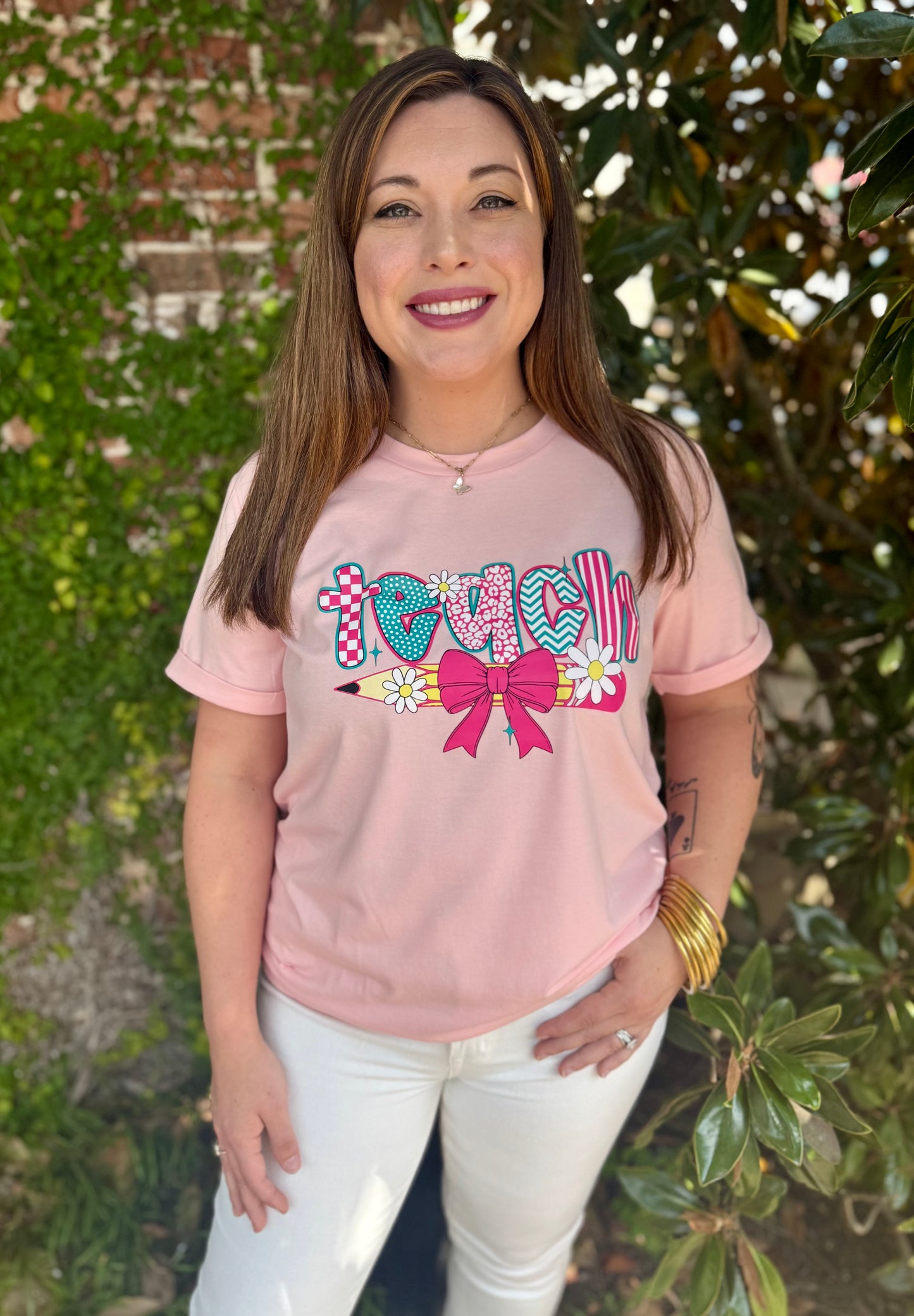 PEACH TEACH TEE