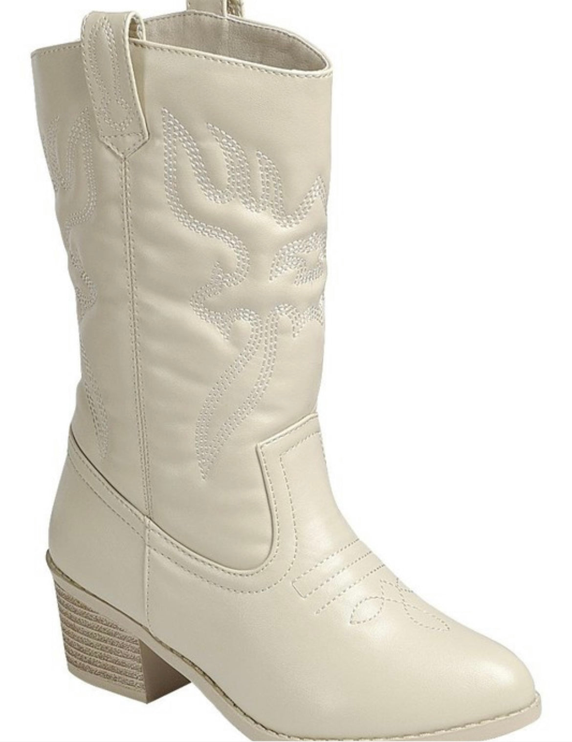 COWGIRL BOOT- BONE