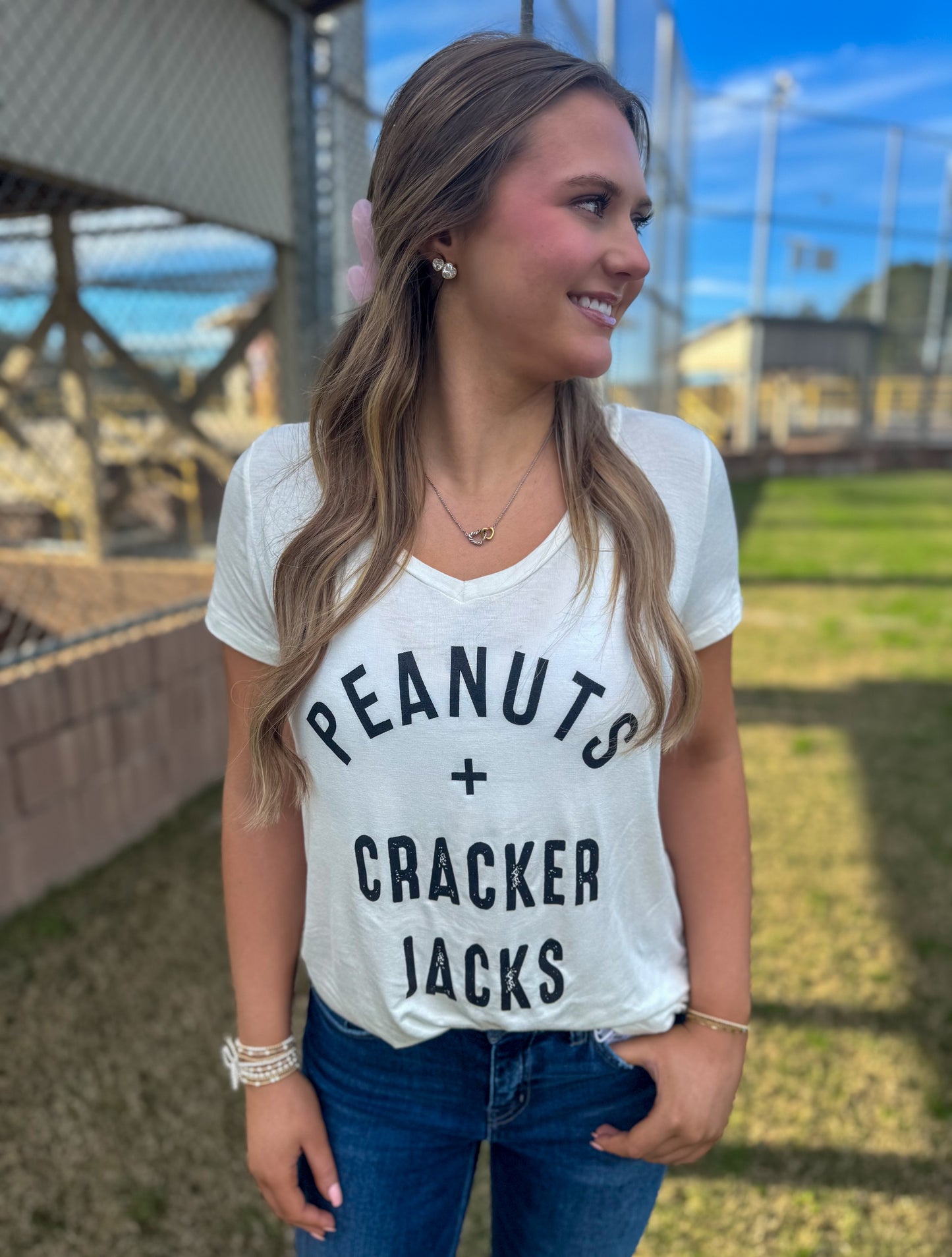 PEANUTS & CRACKER JACKS TEE
