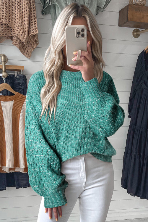 SEAFOAM SWEATER