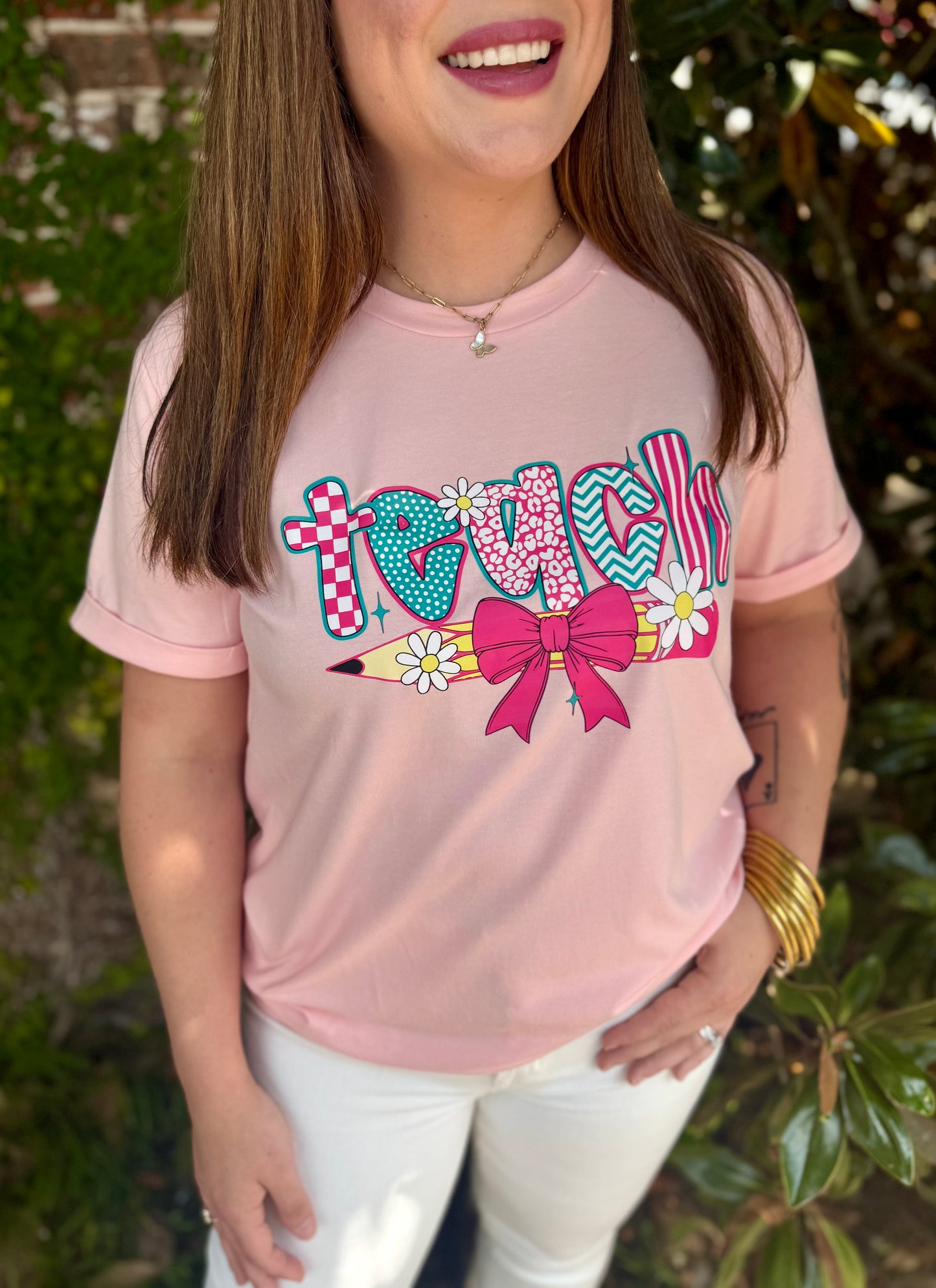 PEACH TEACH TEE