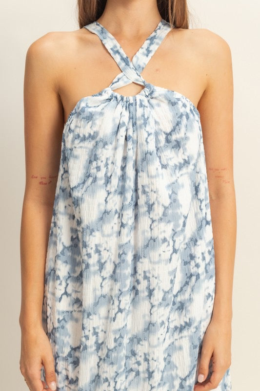 MIX HALTER MAXI: GREY