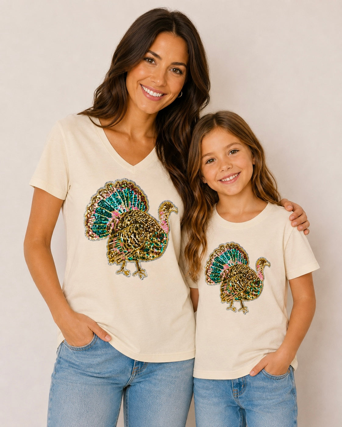 SEQUIN TURKEY TSHIRT