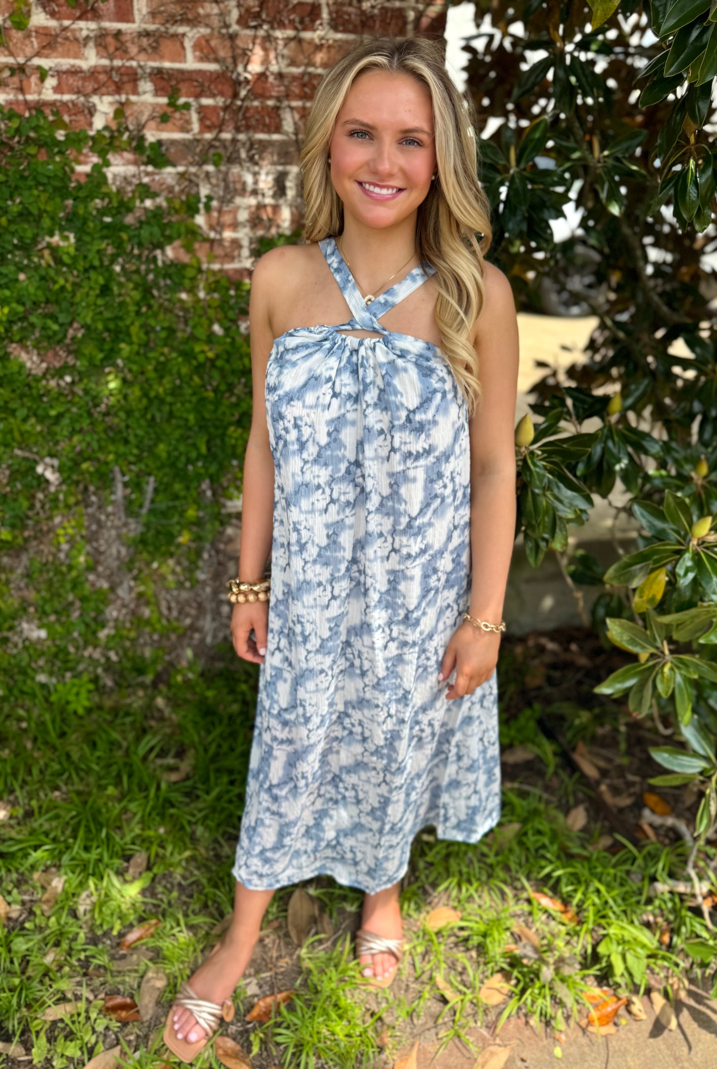 MIX HALTER MAXI: GREY
