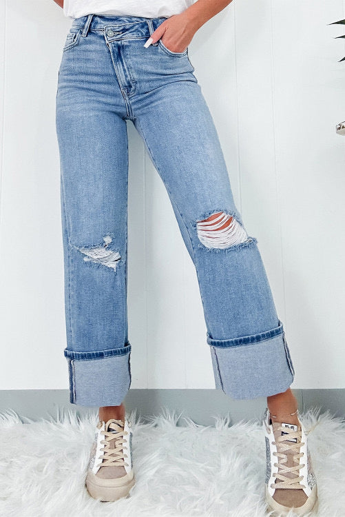 CUFF DENIM JEAN