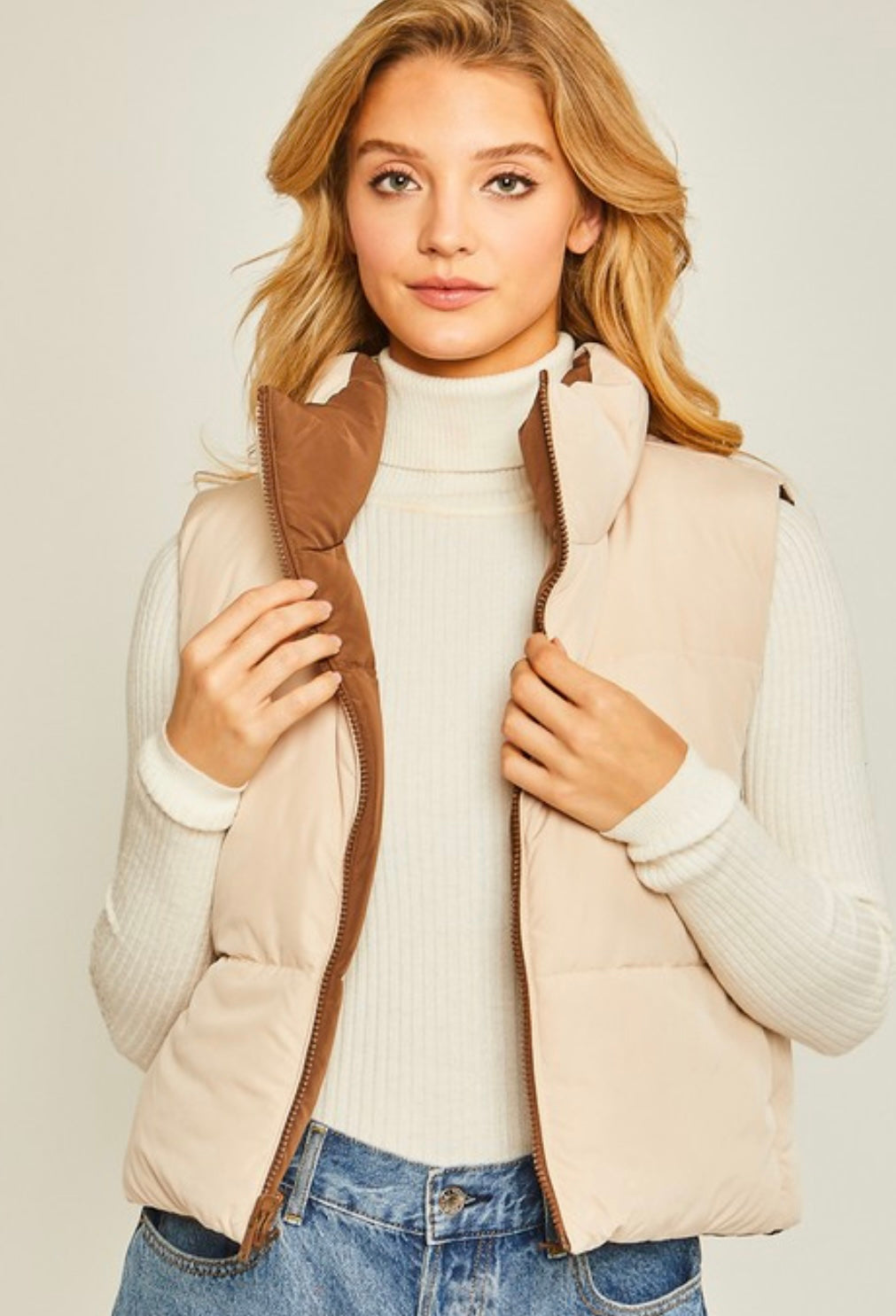 COCOA REVERSIBLE VEST