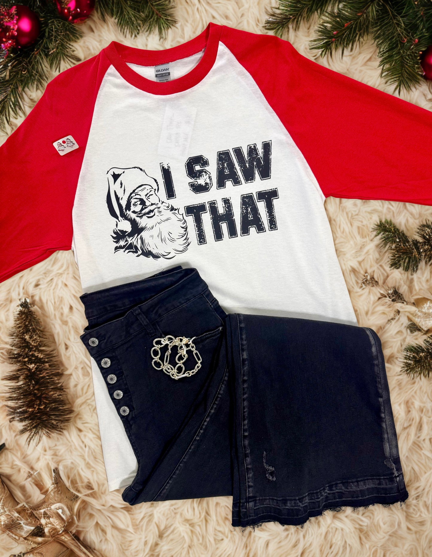 CHRISTMAS COLORBLOCK TEE