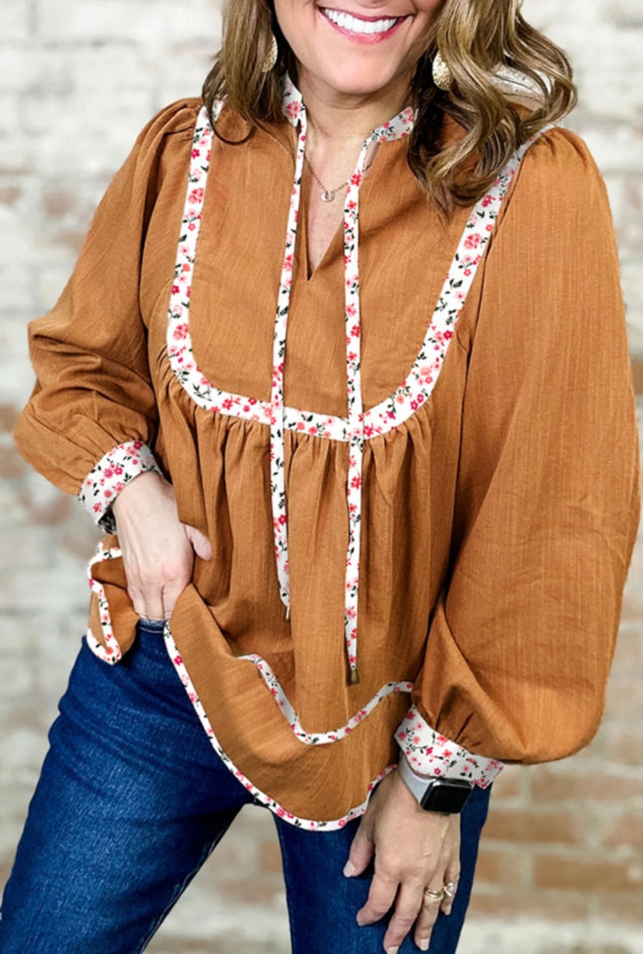 HEADED TO FALL BLOUSE