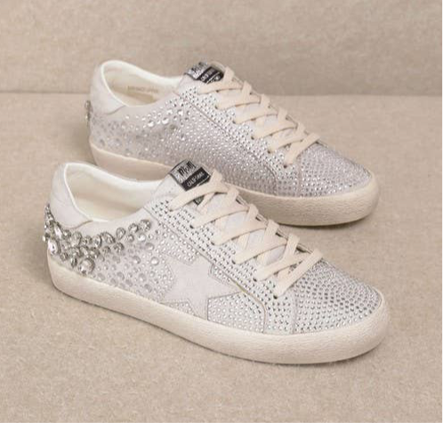 GOLDIE SNEAKER: SILVER BLING