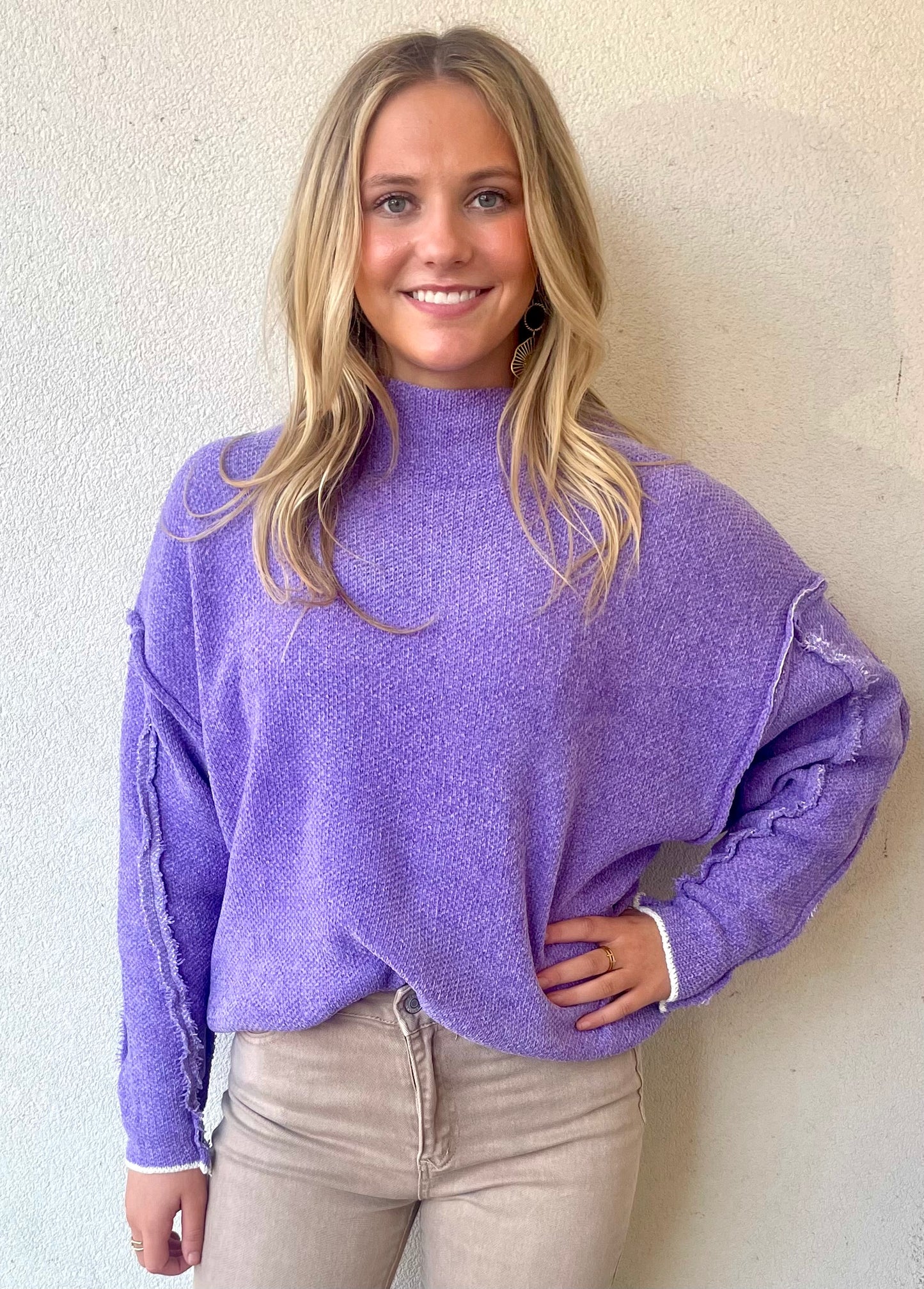 LAVENDER SWEATER