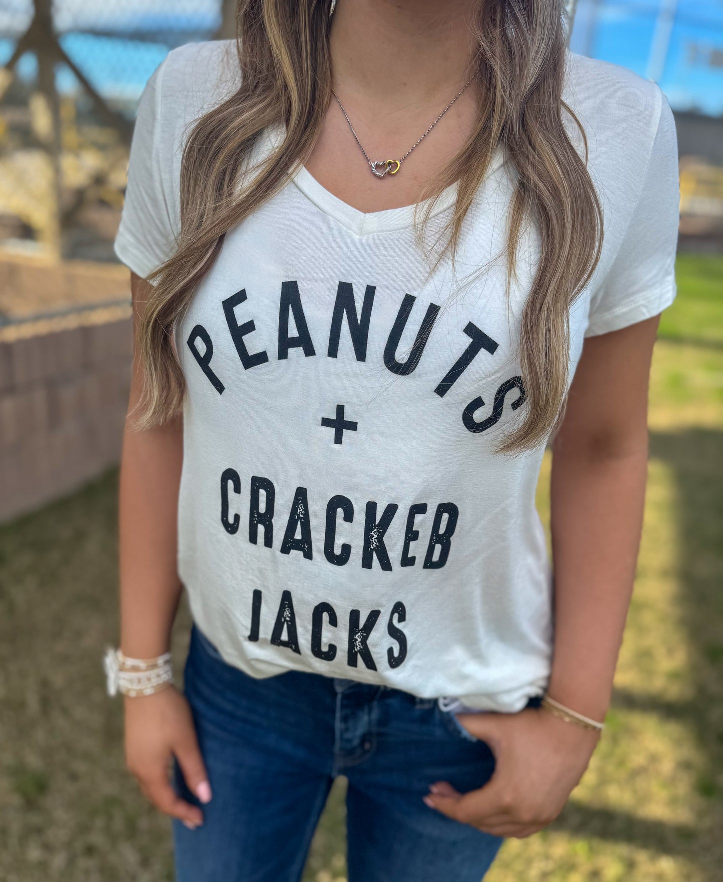 PEANUTS & CRACKER JACKS TEE
