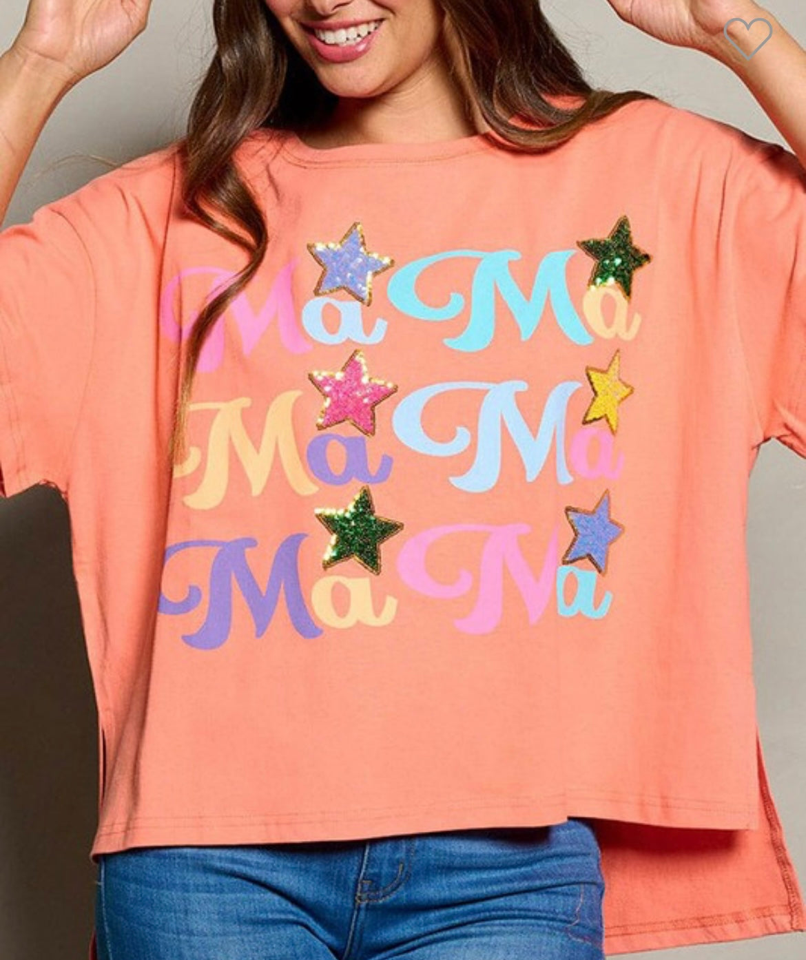 SEQUIN MAMA TOP