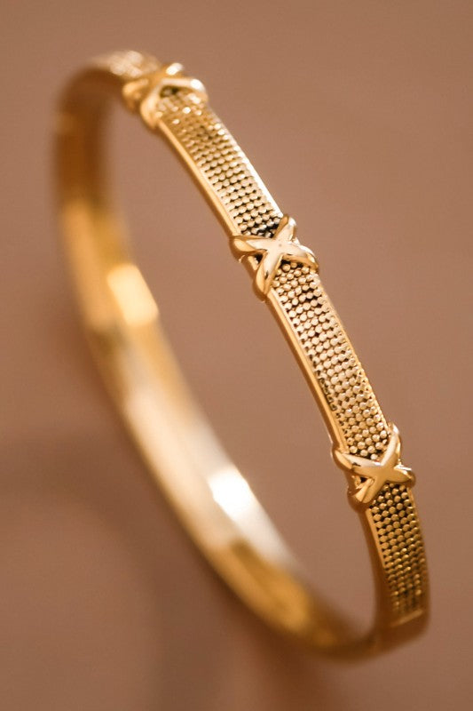 GOLD X BRACELET