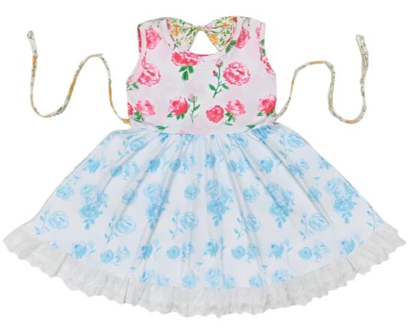 GIRLS FLORAL TWIRL DRESS