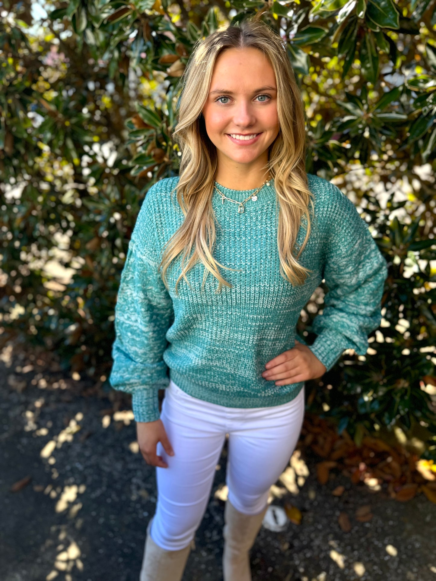 SEAFOAM SWEATER