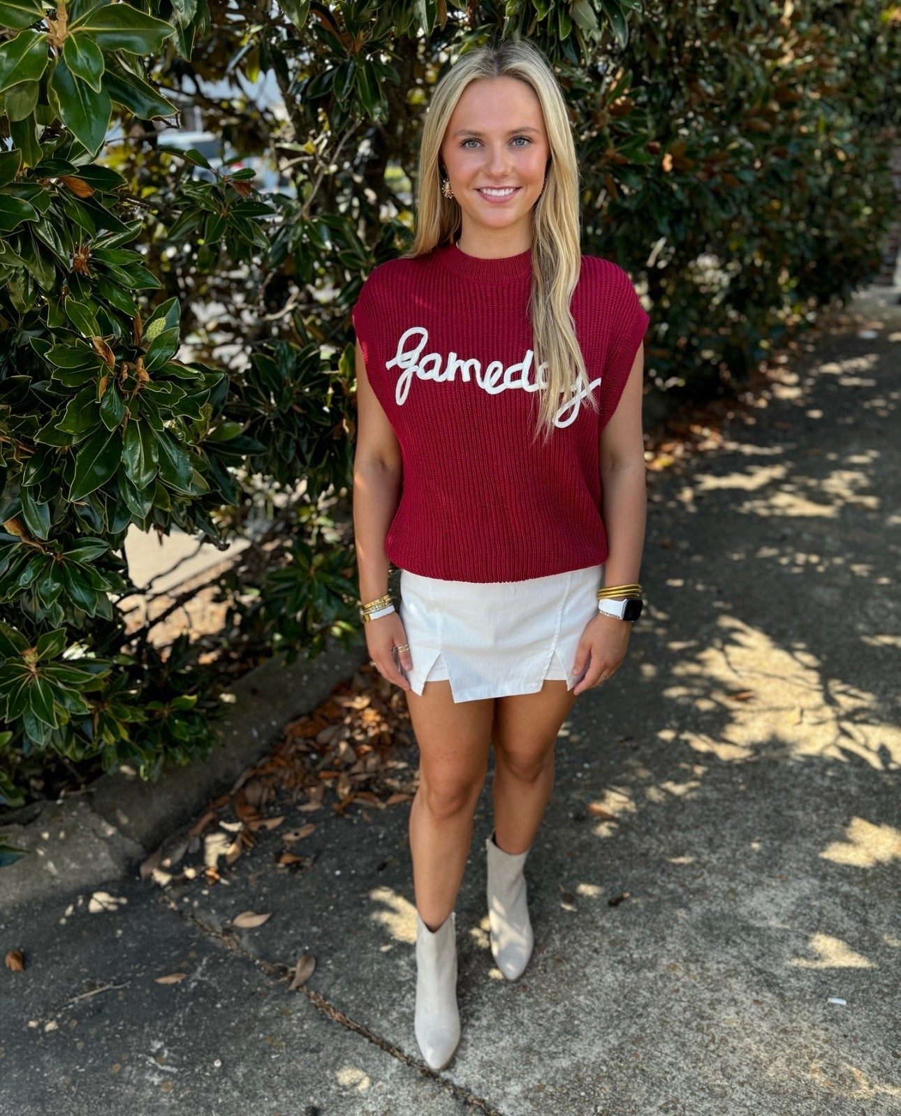 GAMEDAY TOP: BURGUNDY