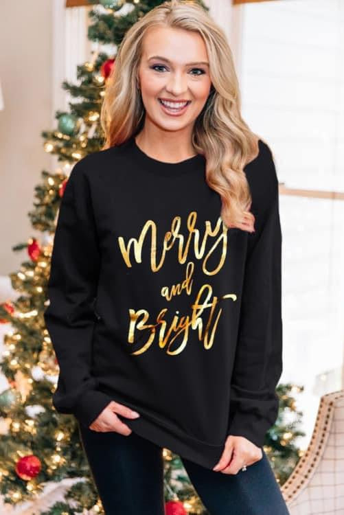 MERRY & BRIGHT TOP