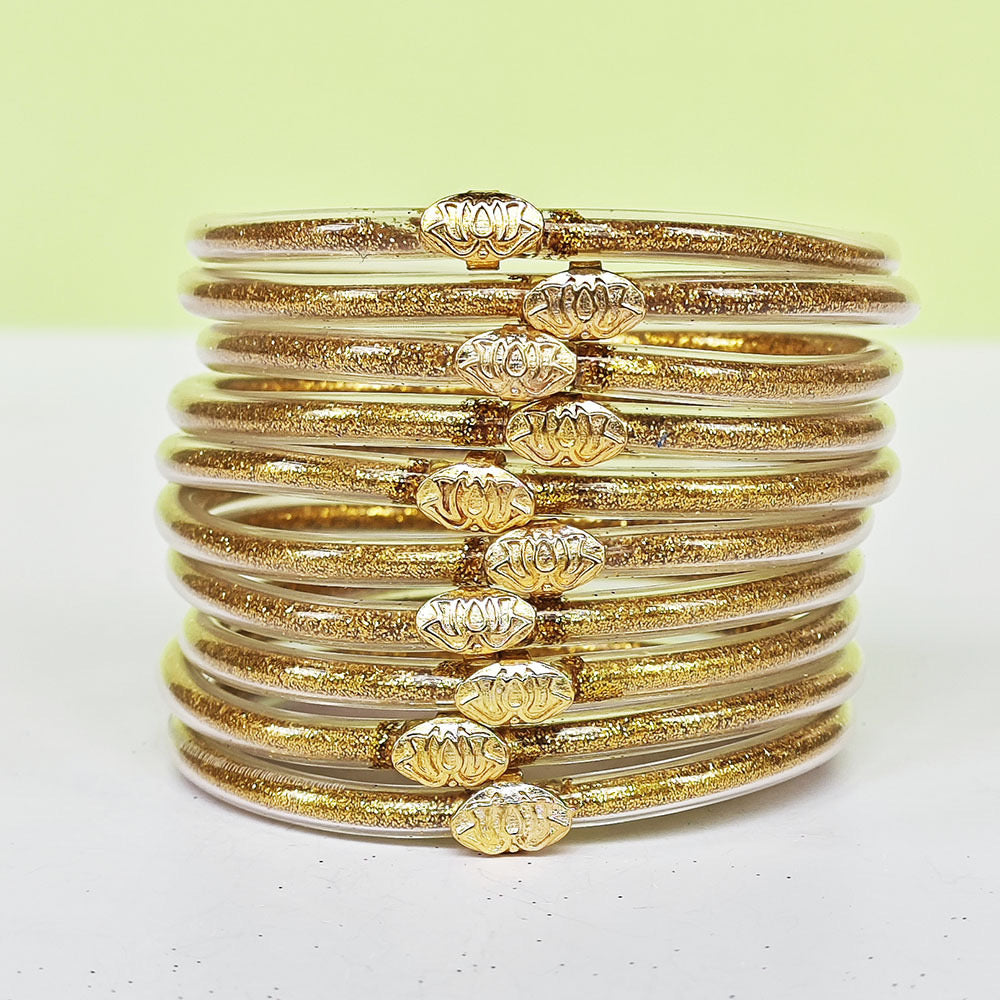 10PC JELLY BANGLE SET