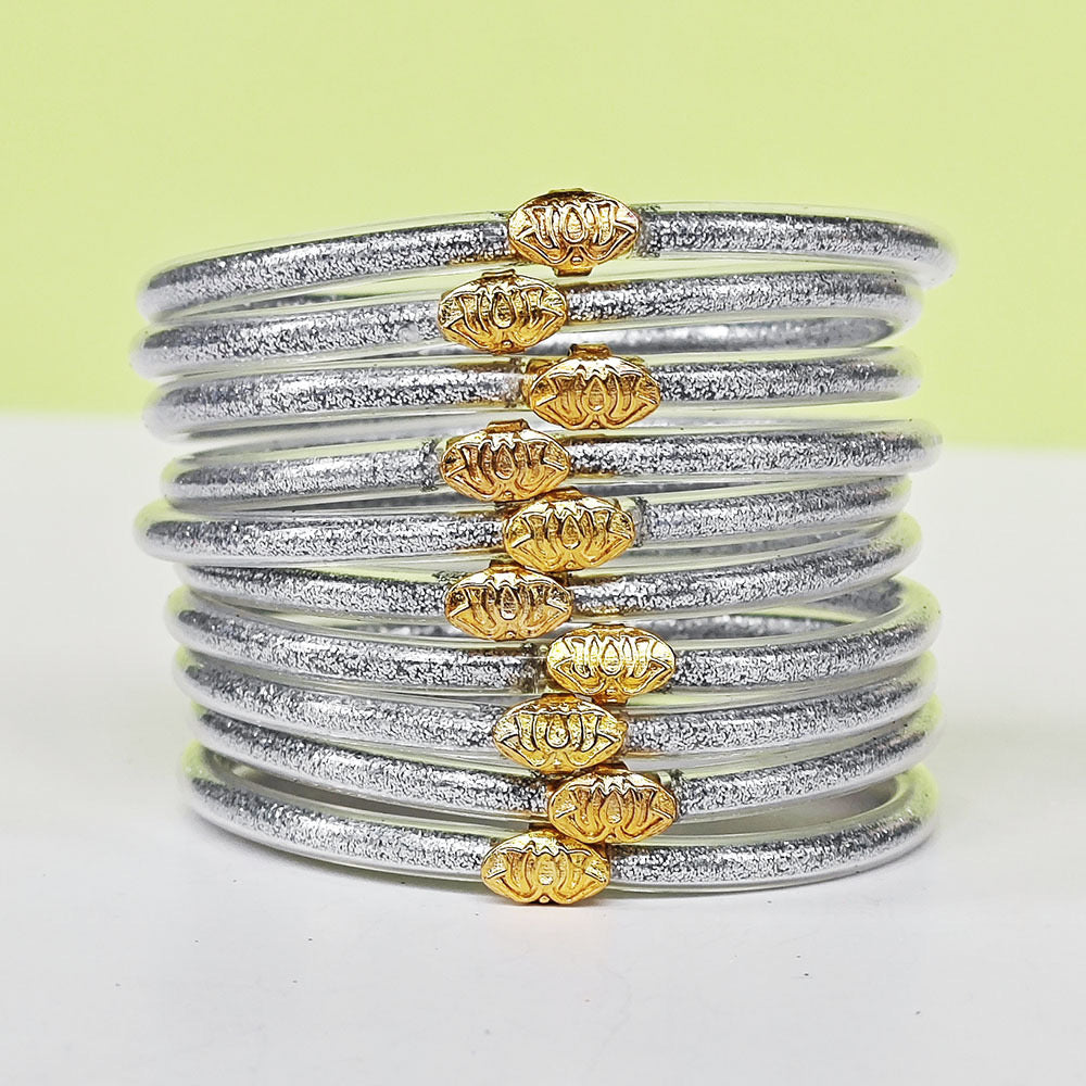 10PC JELLY BANGLE SET