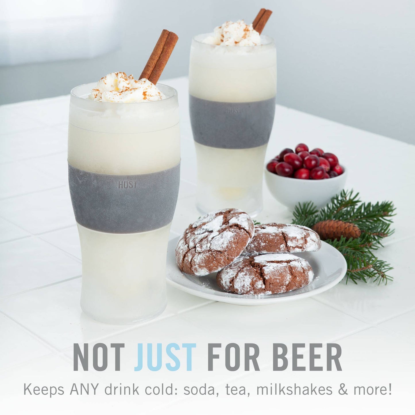 BEER FREEZE™ COOLING CUP- GREY