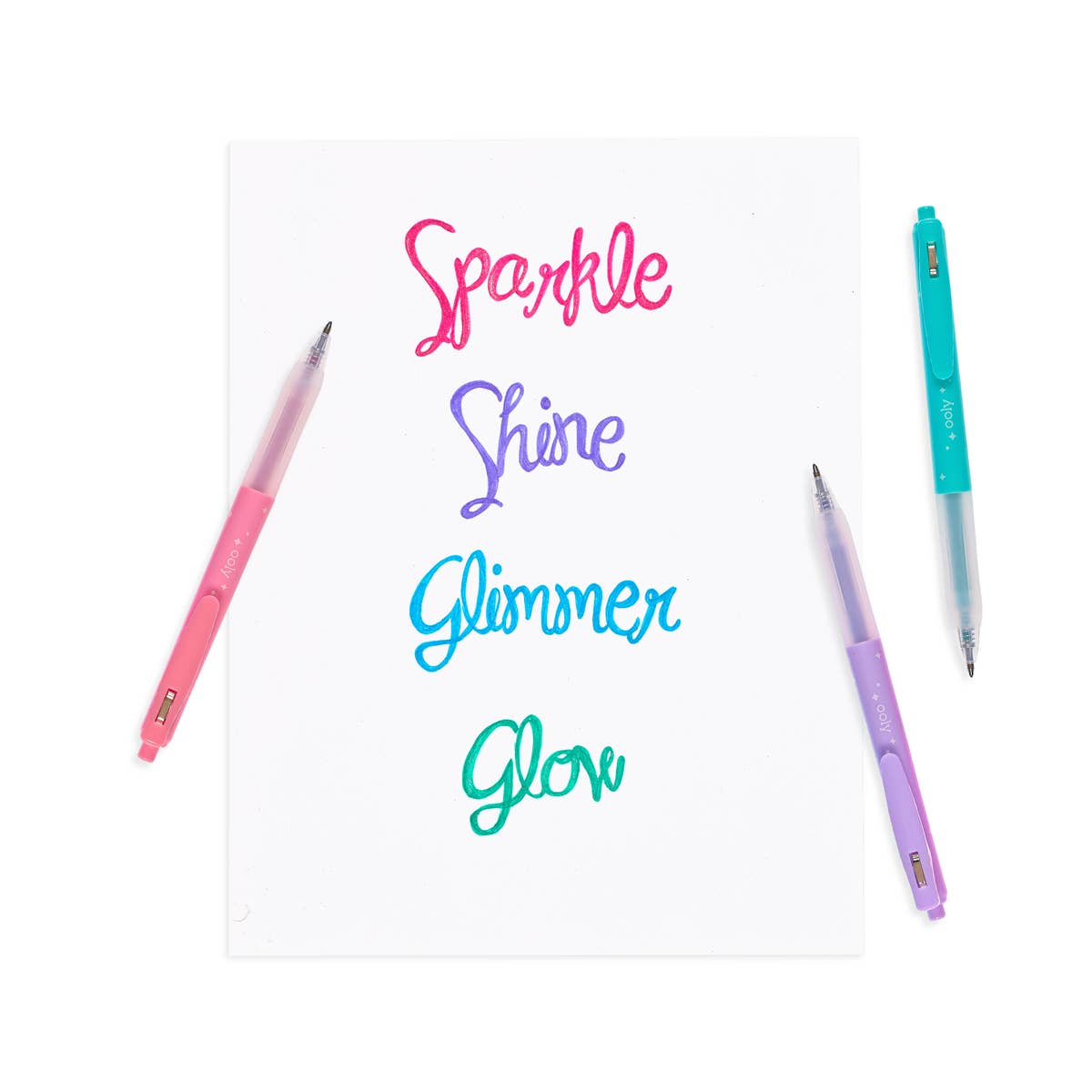 GLITTER GEL PENS- SET OF 4