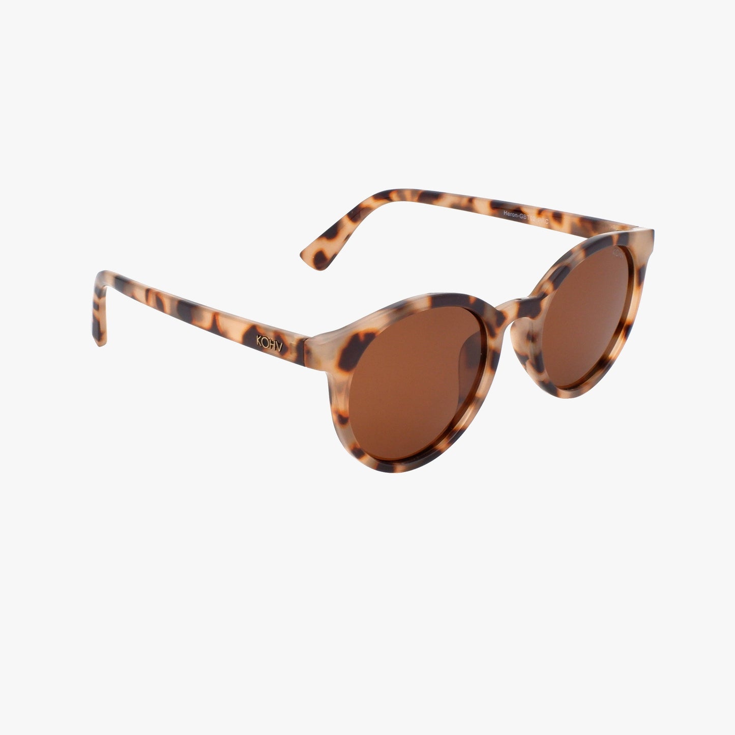 HERON LATTE TORTOISE POLARIZED SUNGLASSES