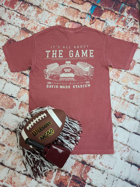 DAVIS WADE TEE: BRICK