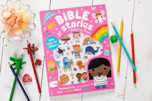 BIBLE STORIES ACTIVITY BOOK-PINK